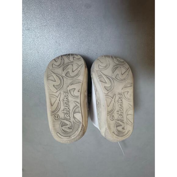 Naturino Cocoon VL White Leather Baby Shoes Size 2 US - Picture 3 of 4
